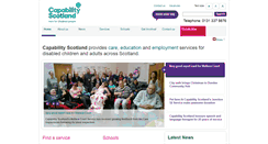 Desktop Screenshot of capability-scotland.org.uk